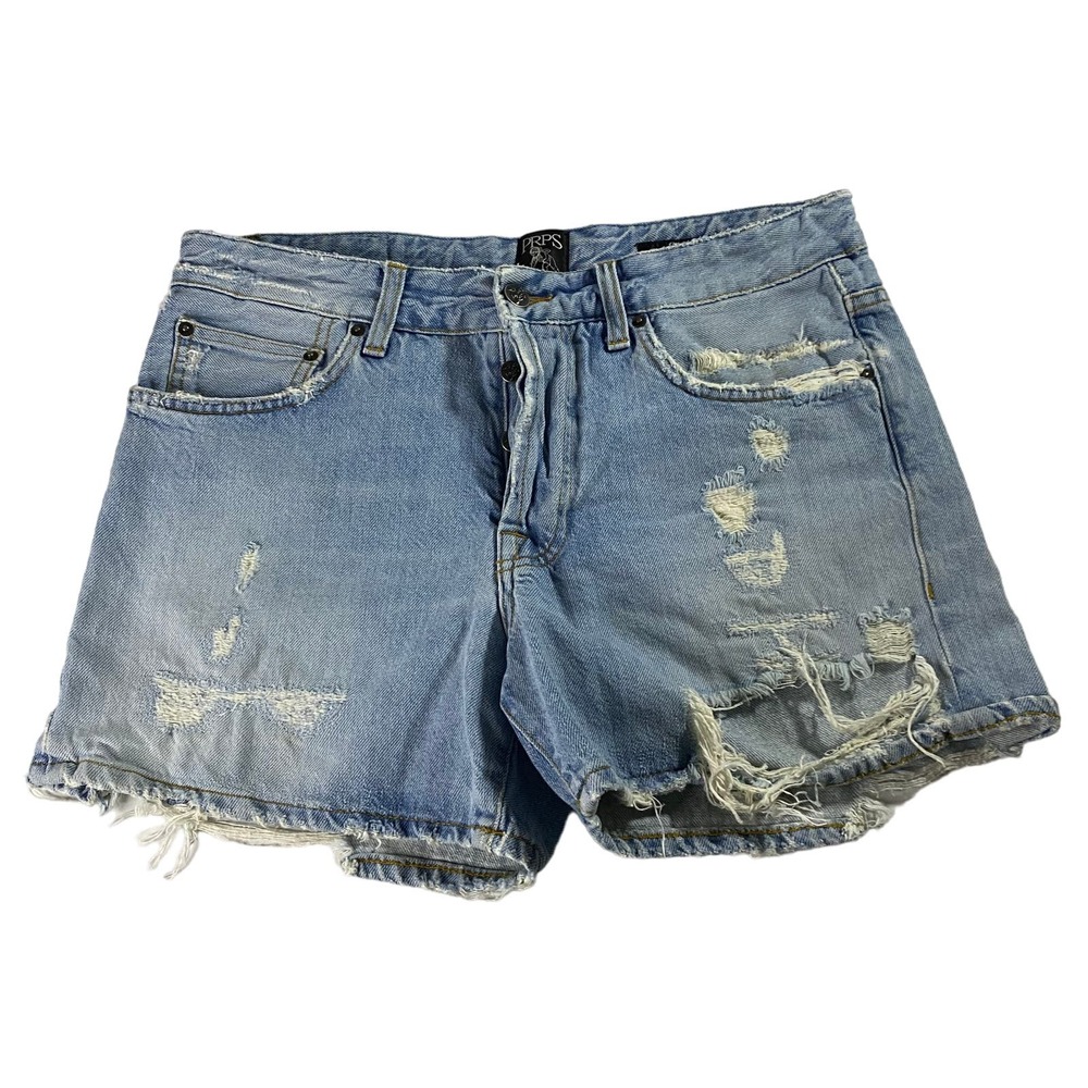 PRPS Relaxed Boyfriend Denim Shorts Jorts Women's 31